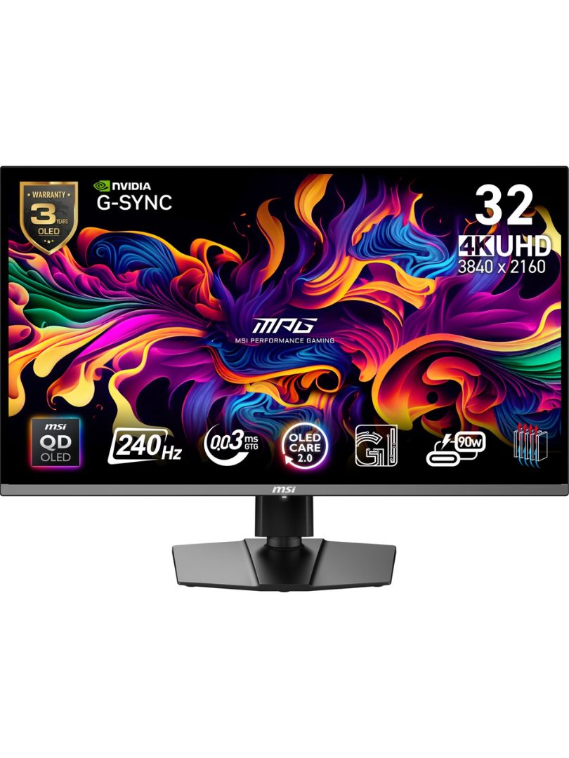 MSI MPG 31.5" 321URX 0.03MS 240HZ QD-OLED 3840X2160 (UHD)